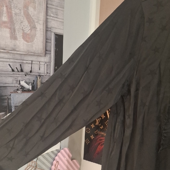 Kooples Black Star Ruffled Unique Blouse - Picture 5 of 12